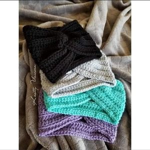 Knotty Unicorn Hand Made Twisted Earwarmers